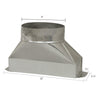 Deflect-O 4 in. D X 10 in. L Galvanized Steel Duct - Deal of The Week