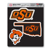 Oklahoma State University 3 Piece Decal Sticker Set