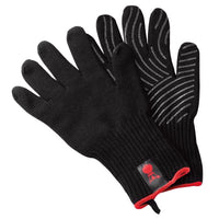 Weber Premium Fabric Grilling Glove Size L XL 6.7 in Wide Heat Resistant for Outdoor Cooking 