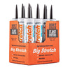 Sashco Big Stretch Black Elastomeric Acrylic Latex Door/Siding/ Window Caulk Sealant 10.5 oz (Pack of 12)