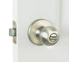 Kwikset  Polo  Satin Nickel  Steel  Privacy Knob  3  Right or Left Handed
