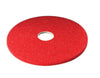 3M Scotch-Brite 16 in. Dia. Non-Woven Natural/Polyester Fiber Buffer Floor Pad Red (Pack of 5)