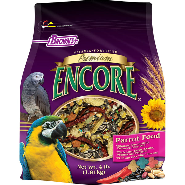 Alimento premium para loros Encore