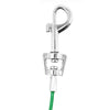 PDQ Green / Silver Tie-Out Vinyl Coated Cable Dog Tie Out Small