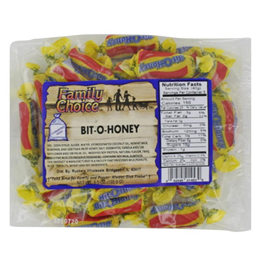 Family Choice Bit-O-Honey Candy 5.5 oz (Pack of 12)