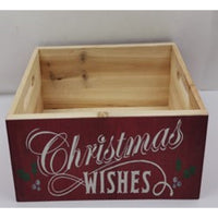 Open Road Brands Red Christmas Wishes Christmas Decor (Pack of 4)