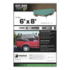 Foremost Tarp Co. Dry Top 6 ft. W X 8 ft. L Light Duty Polyethylene Reversible Tarp Brown/Green