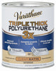Varathane Transparent Satin Clear Water-Based Polyurethane/Acrylic Triple Thick Polyurethane 1 qt (Pack of 2)