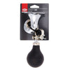 Bell Sports Honker 300 Silver/Black Steel Bugle Horn 3 L x 9-13/16 H x 4 W in.
