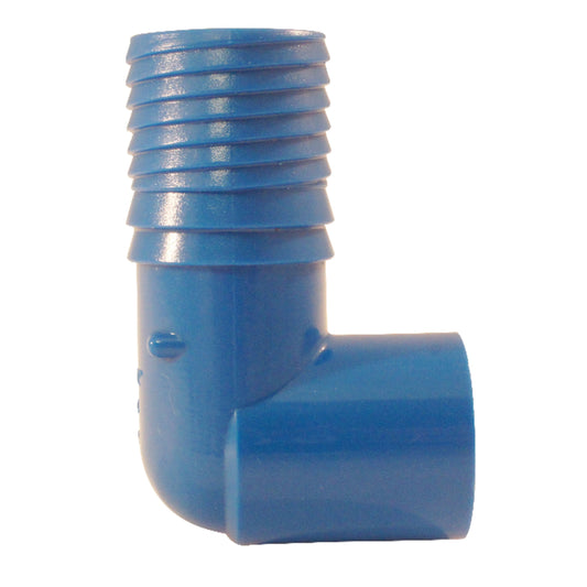 Apollo Blue Twister 1 in. Insert in to X 1/2 in. D Female Acetal Elbow 1 pk