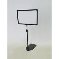 Black Plastic K-Frame Sign Holder 20 in. H X 7 in. W X 11 in. L