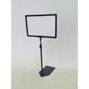 Black Plastic K-Frame Sign Holder 20 in. H X 7 in. W X 11 in. L