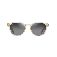 Maui Jim Hiehie Unisex Shiny Trans Yellow Frame Neutral Grey Lens Polarized Sunglasses