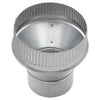 Imperial 3 in. D X 6 in. D Galvanized Steel Furnace Pipe Increaser