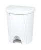 Sterilite 6.6 gal. White Step-On Wastebasket (Pack of 4)