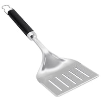Weber Precision Wide Grill Spatula Stainless Steel 18 Inch with Soft Touch Handle for Easy Flipping