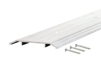 M-D 0.5 in. H X 6 in. W X 36 in. L Mill Aluminum Fluted Top Threshold Silver
