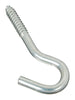 National Hardware Zinc-Plated Silver Steel 4-7/8 in. L Screw Hook 150 lb. (Pack of 10)