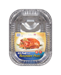 E-Z FOIL Hefty Silver Roaster Pan 20 lbs. Capacity 16-1/8 L x 11-3/4 W x 2-7/8 D in. (Pack of 12)