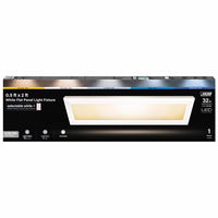 Feit Electric 0.9 in. H x 6 in. W x 23.78 in. L White LED Flat Panel Light Fixture