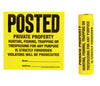 Hy-Ko Tyvek English Yellow Informational Sign 11 in. H X 11 in. W