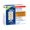 Leviton SmartlockPro 15 amps 125 V Duplex Light Almond GFCI Outlet 5-15R 3 pk
