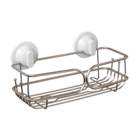 Zenna Home Chrome Silver Stainless Steel Shower Basket (Pack of 2)