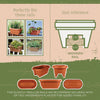 Bloem 24 in. H x 24 in. W Resin Deck rail Deck Rail Planter Terracotta Clay (Pack of 10) - Deal of The Week