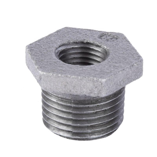 Bk Products 3/8 In. Mpt  X 1/4 In. Dia. Fpt Black Malleable Iron Hex Bushing