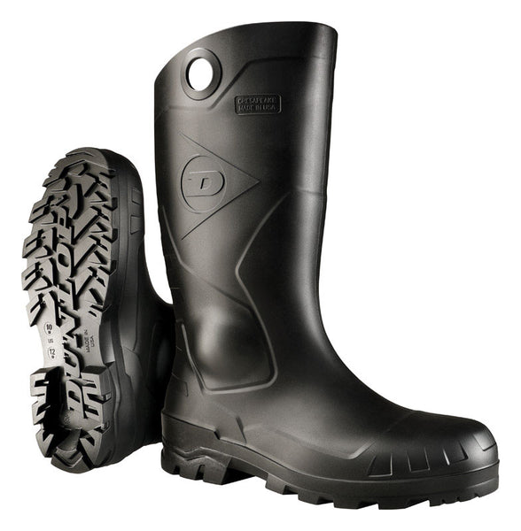Botas impermeables para hombre Dunlop Chesapeake, talla 9 de EE. UU., negras, 1 par - Oferta de la semana
