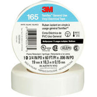 Economy Vinyl Electrical Tape, White, 3/4 in. X 60 ft.