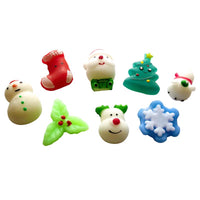 Zorbitz Christmas Squishies Rubber Multicolored (Pack of 20)