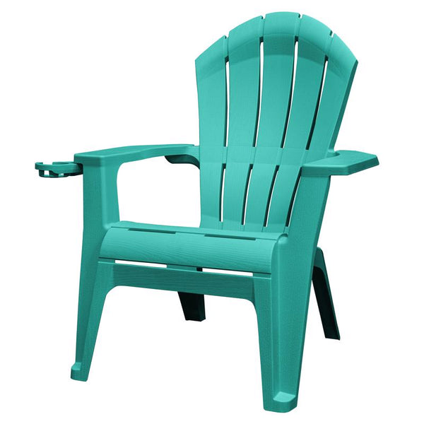 Silla Adirondack Adams RealComfort Deluxe con marco de resina Seaglass