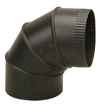 Imperial Manufacturing 3 in. Dia. x 3 in. Dia. Adjustable 90 deg. Steel Stove Pipe Elbow (Pack of 4)