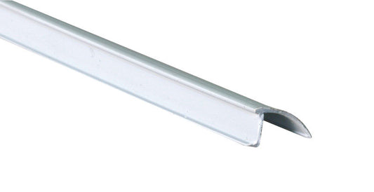 Prime-Line Glazing Channel Snap-In 0.438"W, 72" H X 0.438"W X 0.25" D Gray (Case of 25)