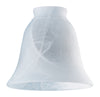 Westinghouse Bell White Glass Lamp Shade 1 pk (Pack of 6)