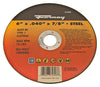 Forney 6 in. D X 7/8 in. Aluminum Oxide Metal Cut-Off Wheel 1 pc