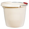 Rubbermaid Roughneck Plastic Bisque Round Bucket 15 qt. Capacity (Pack of 6) - Deal of The Week