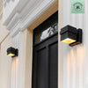 Globe Electric 1-Light Matte Black Petite Structure Wall Sconce - Deal of The Week