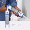 GE Painter's Pro Clear Siliconized Acrylic Latex Painter's Caulk 10.1 oz. (Pack of 12)
