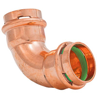 QuickFitting 1 in. Press in. Press in. Copper 90 Degree Elbow
