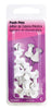 Hillman White Push Pins 16 pk (Pack of 6)