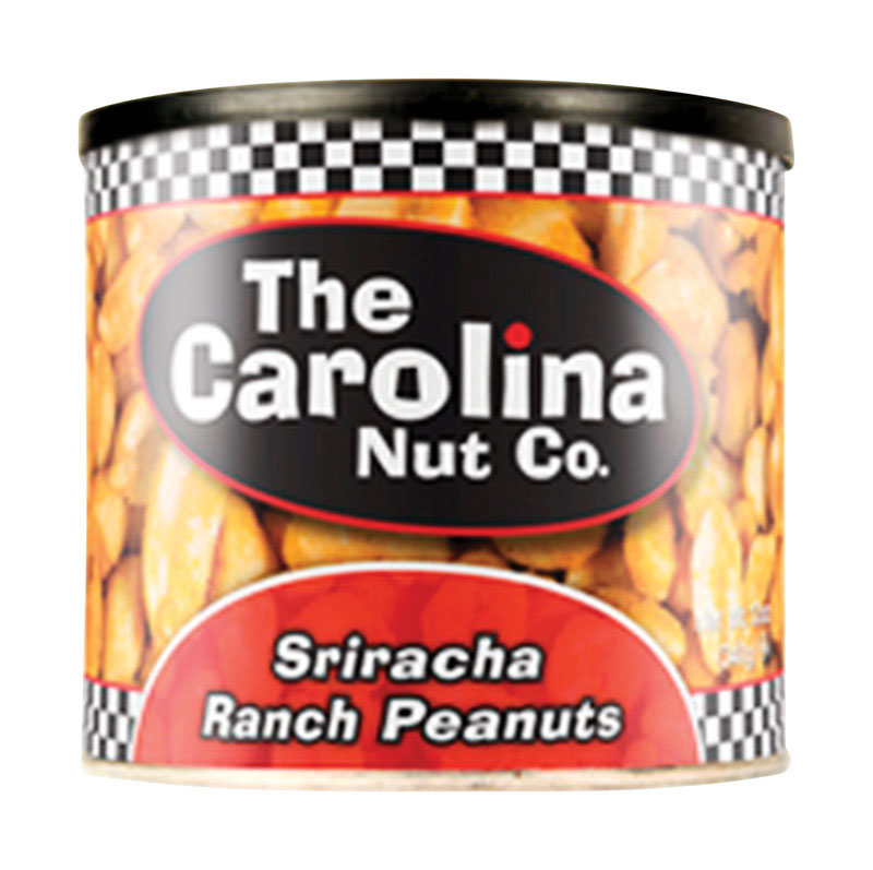 Crain Ranch Nuts Carolina Nut Co. Sriracha Ranch Peanuts 12 oz Can (Pack of 6) - 11058 ...