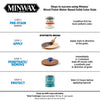 Minwax Wood Finish Water-Based Solid True Black Water-Based Wood Stain 1 qt