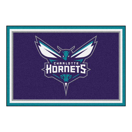 NBA - Charlotte Hornets 5ft. x 8 ft. Plush Area Rug