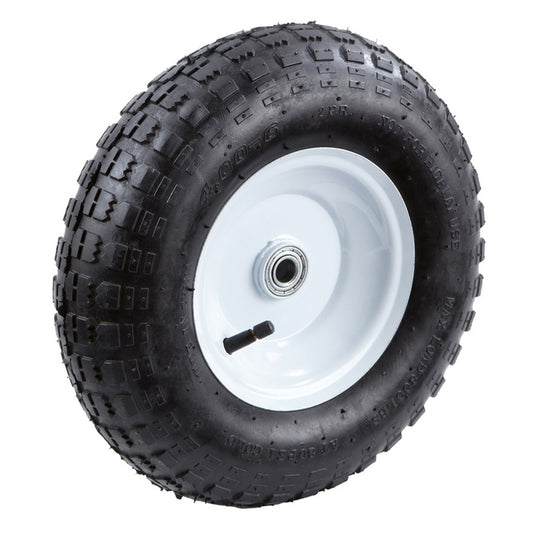 Farm and Ranch 6 in. Dia. x 13 in. Dia. 300 lb. capacity Centered Tire Rubber 1 pk