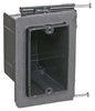 Carlon 22-1/2 cu in Rectangle Plastic 1 gang Electrical Box Black