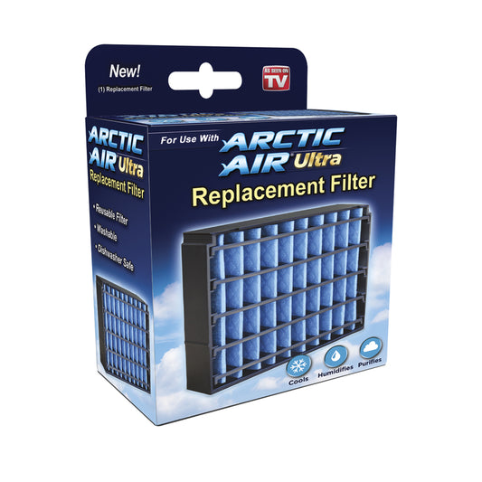 Arctic Air Ultra As Seen On TV Plastic Pleated Anti Microbial Air Filter 4.72 H x 4.33 W in.