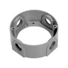 Sigma Engineered Solutions New Work 16.5 cu in Round Metallic Extension Ring Gray