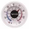 Taylor Dial Thermometer Plastic White 1.75 in.